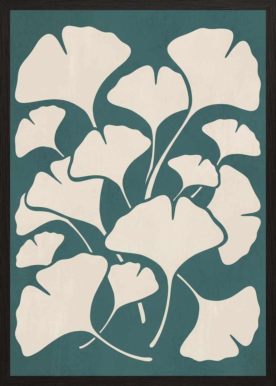 Poster in black frame