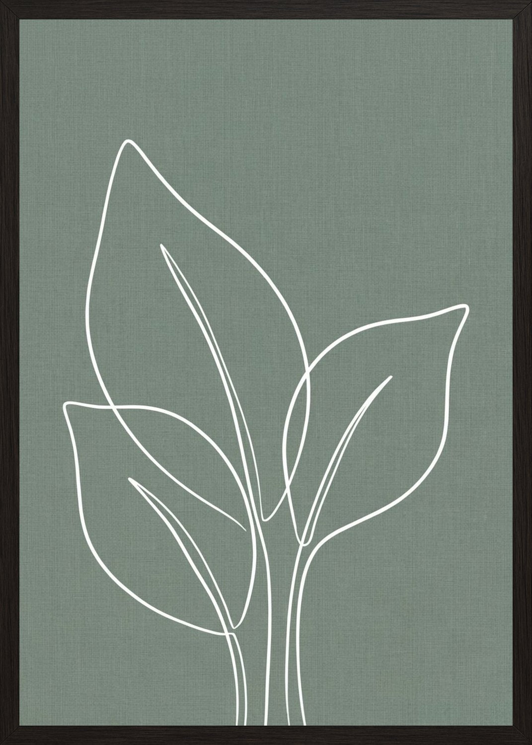 Poster in black frame