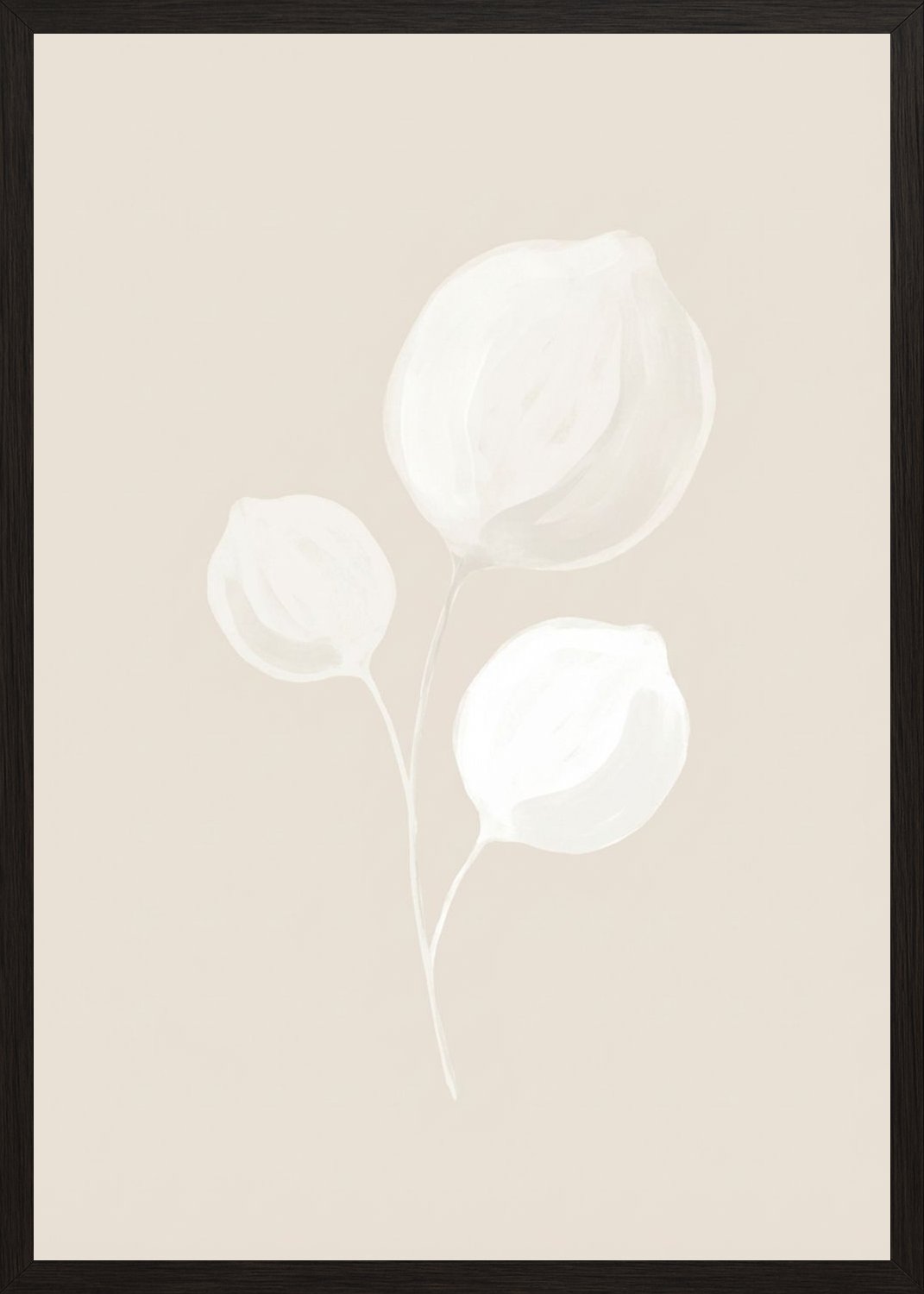 Poster in black frame