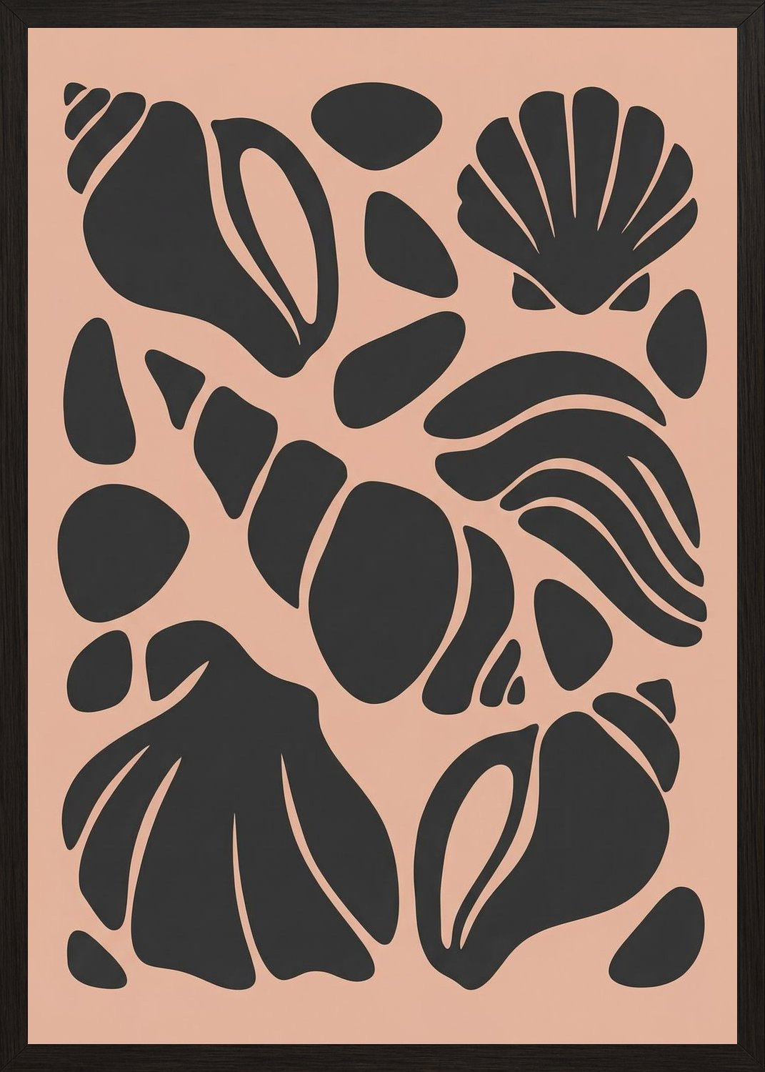 Poster in oak frame