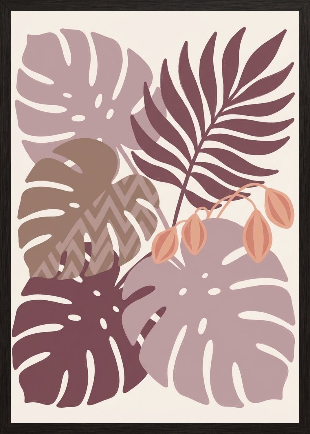 Poster in black frame