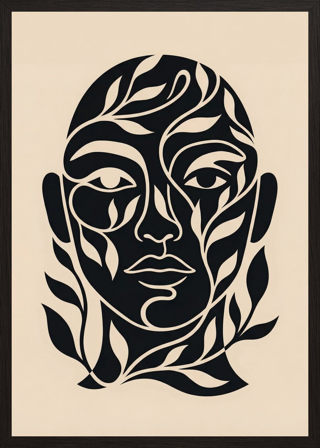 Poster in oak frame
