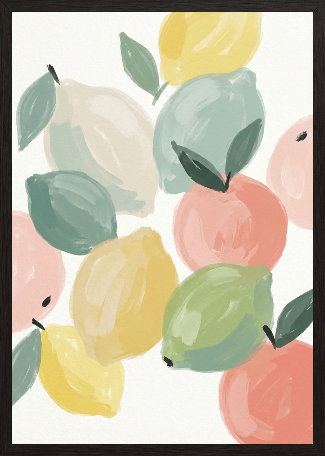 Poster in black frame