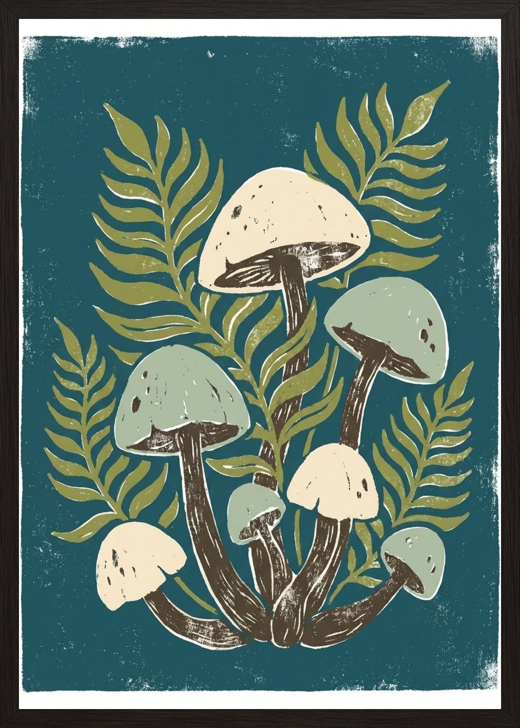 Poster in black frame