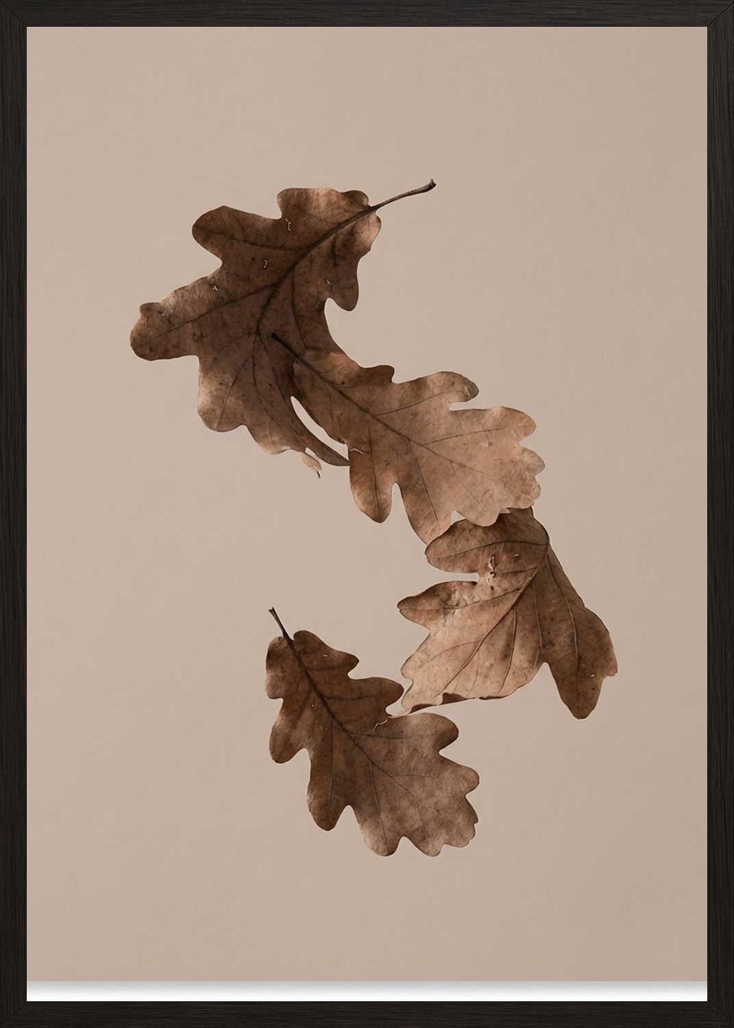 Poster in black frame