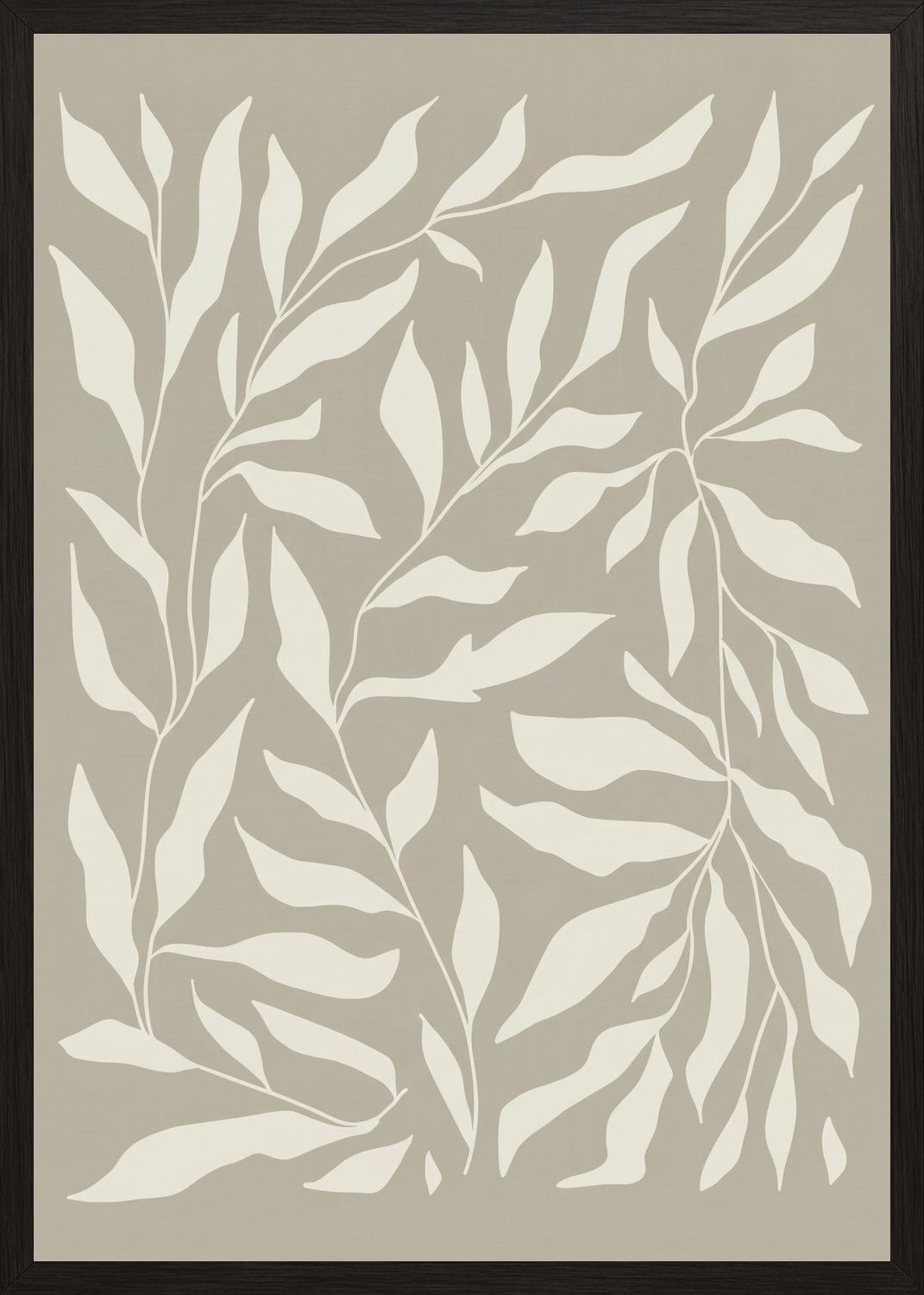 Poster in oak frame