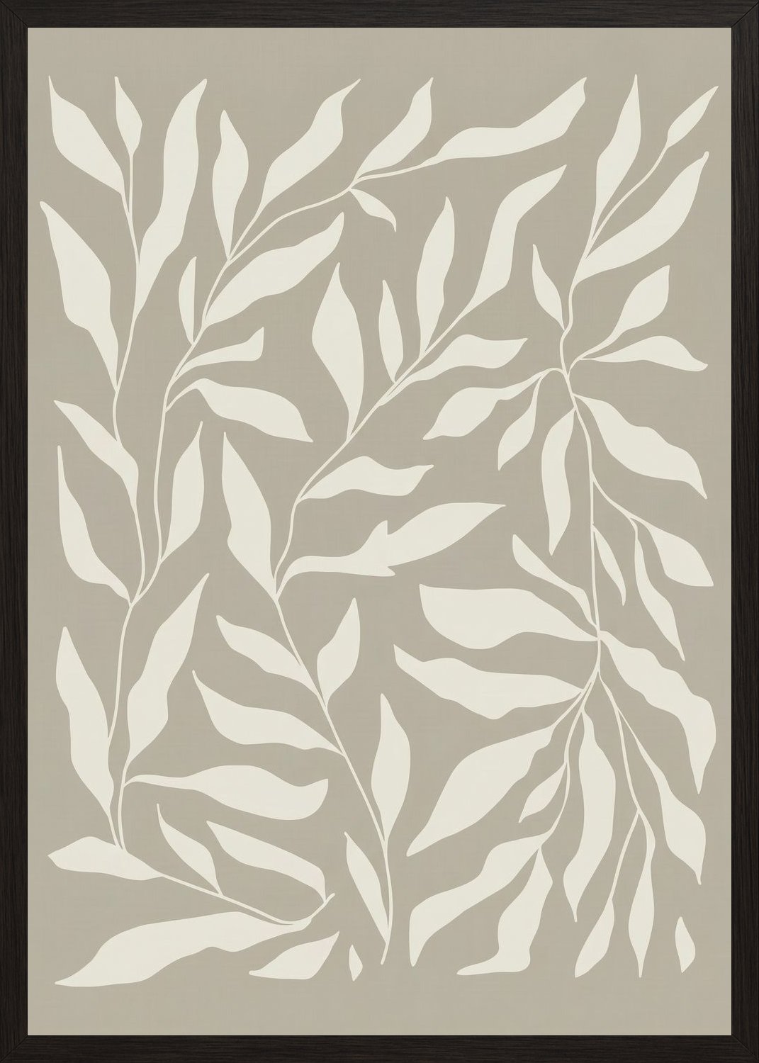 Poster in black frame