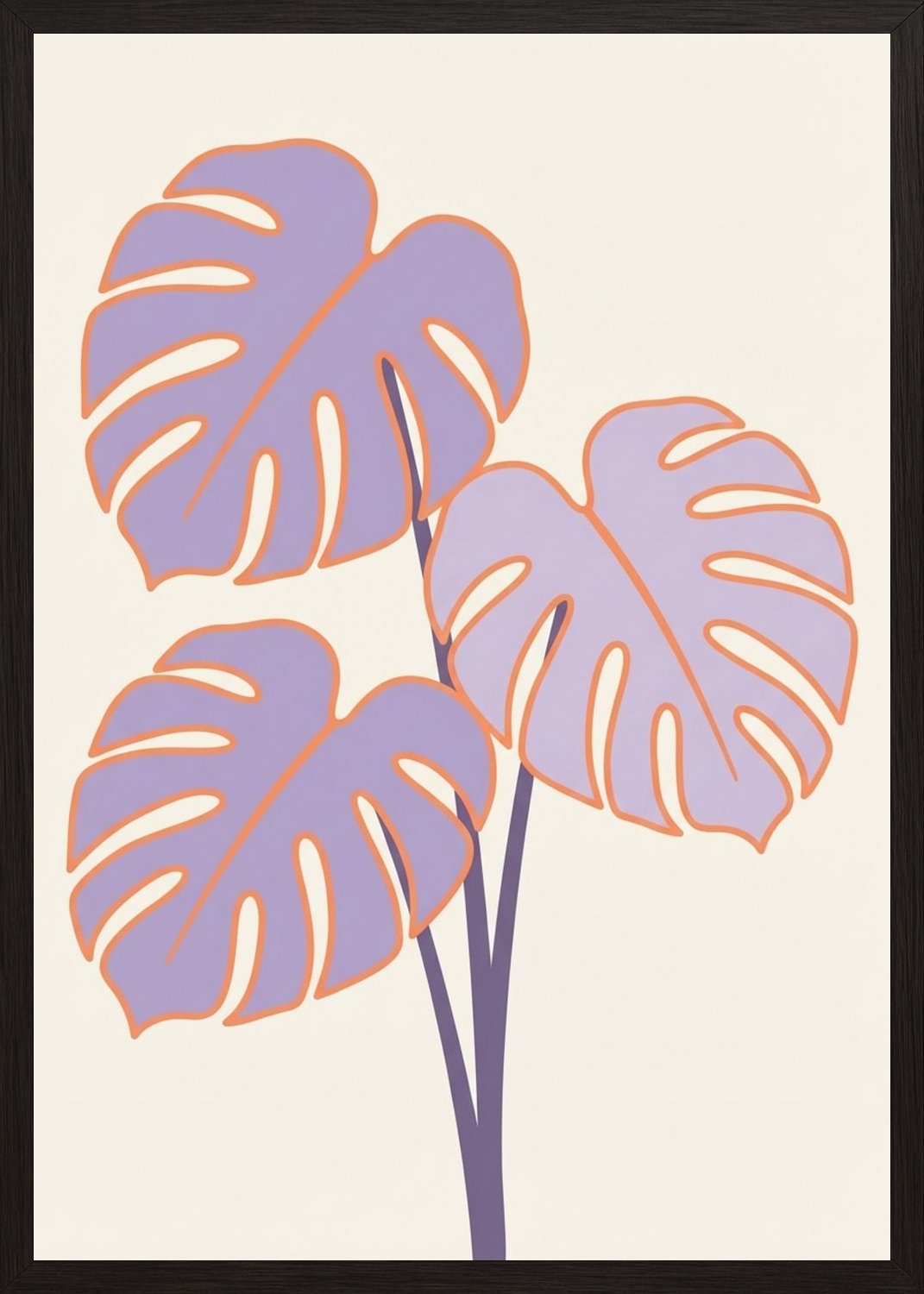 Poster in black frame