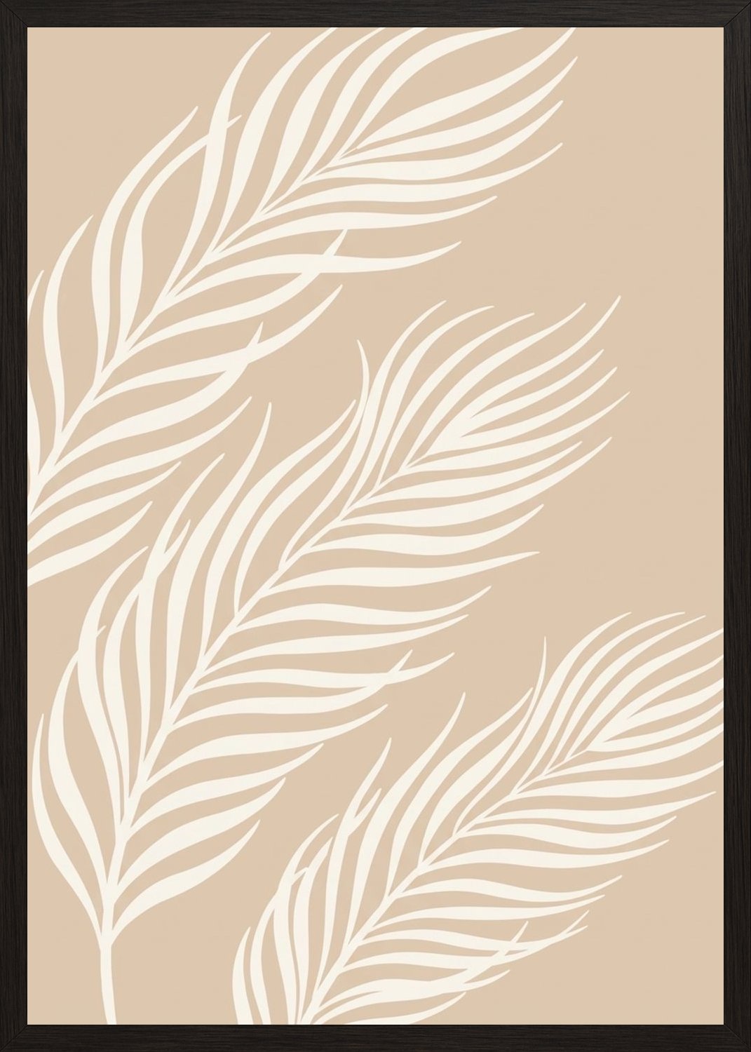 Poster in black frame