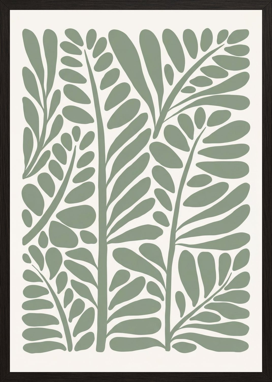 Poster in oak frame