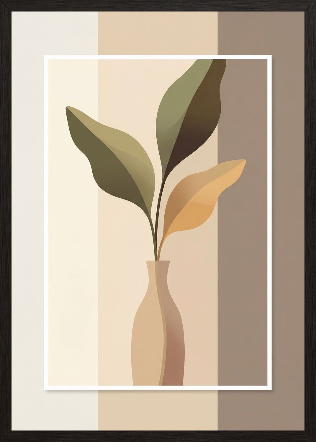 Poster in oak frame