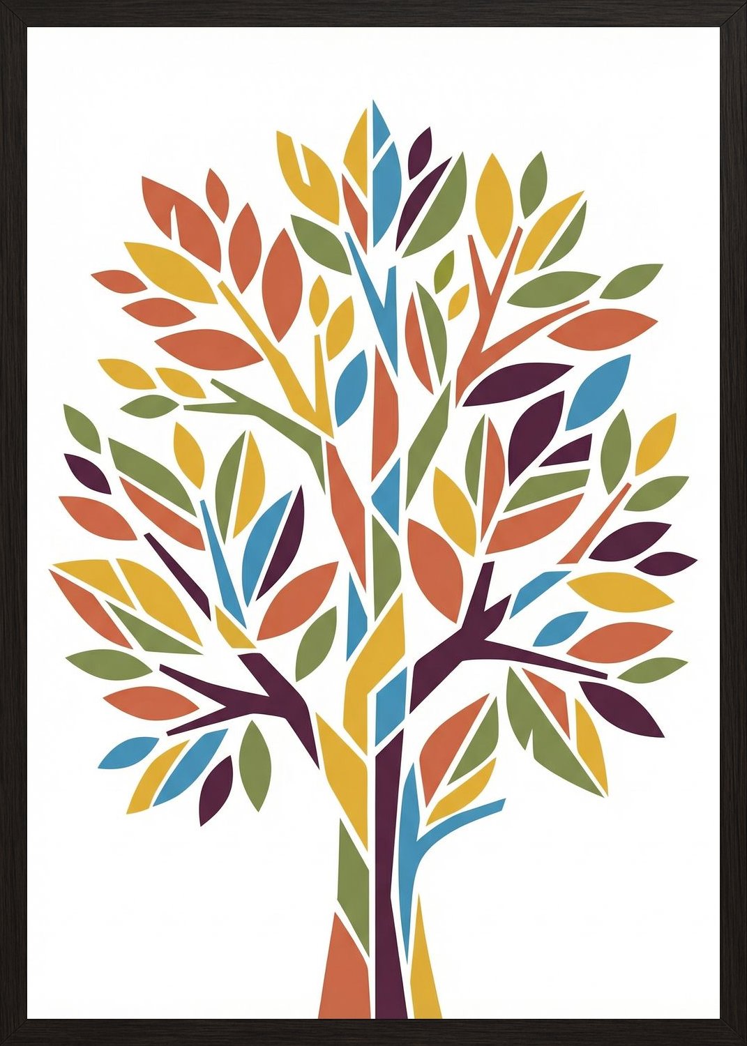 Poster in black frame