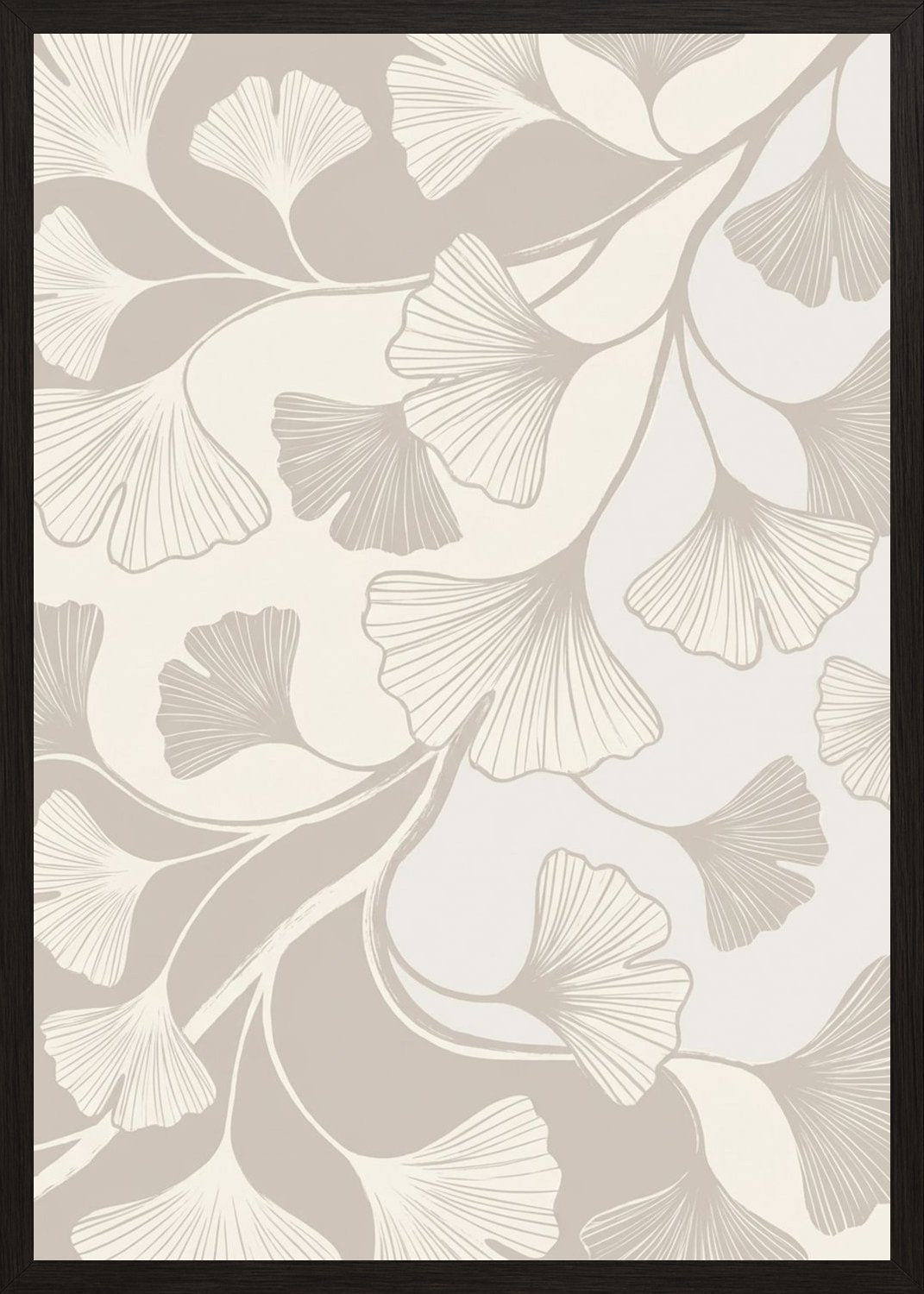 Poster in black frame