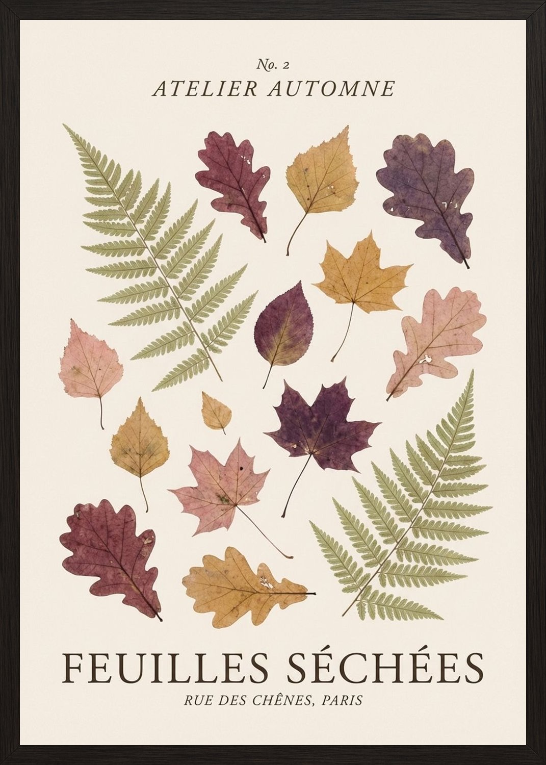 Poster in black frame