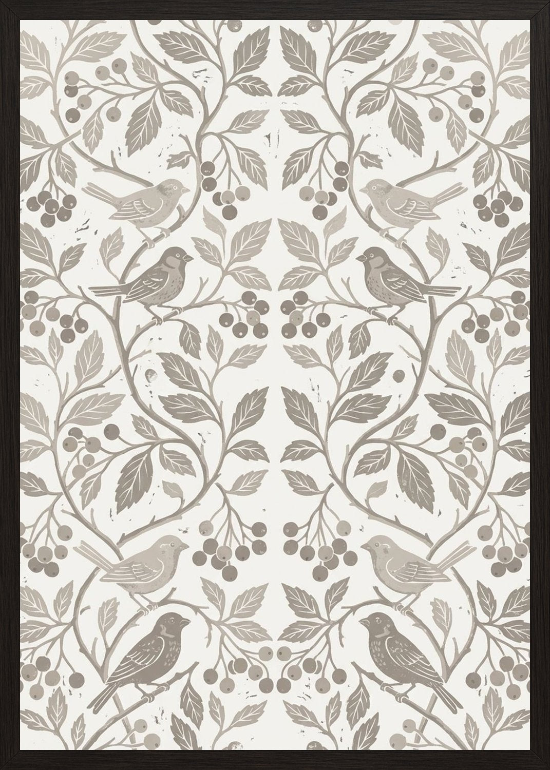 Poster in black frame