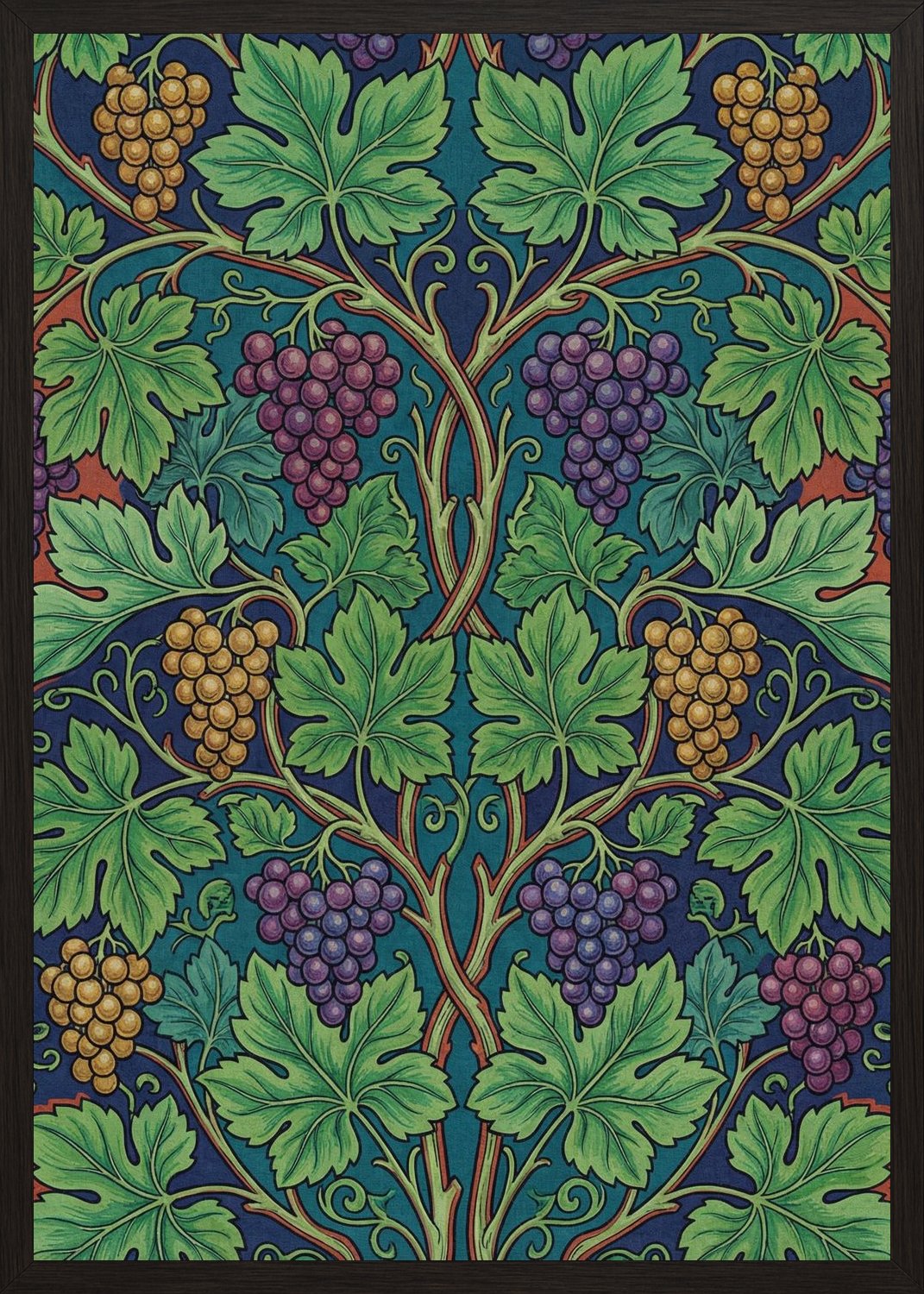 Poster in oak frame