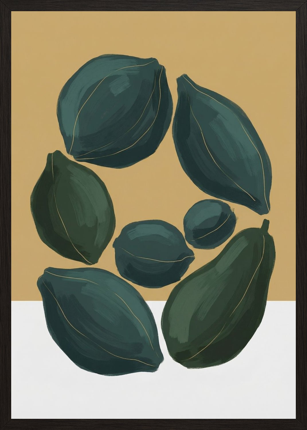 Poster in black frame