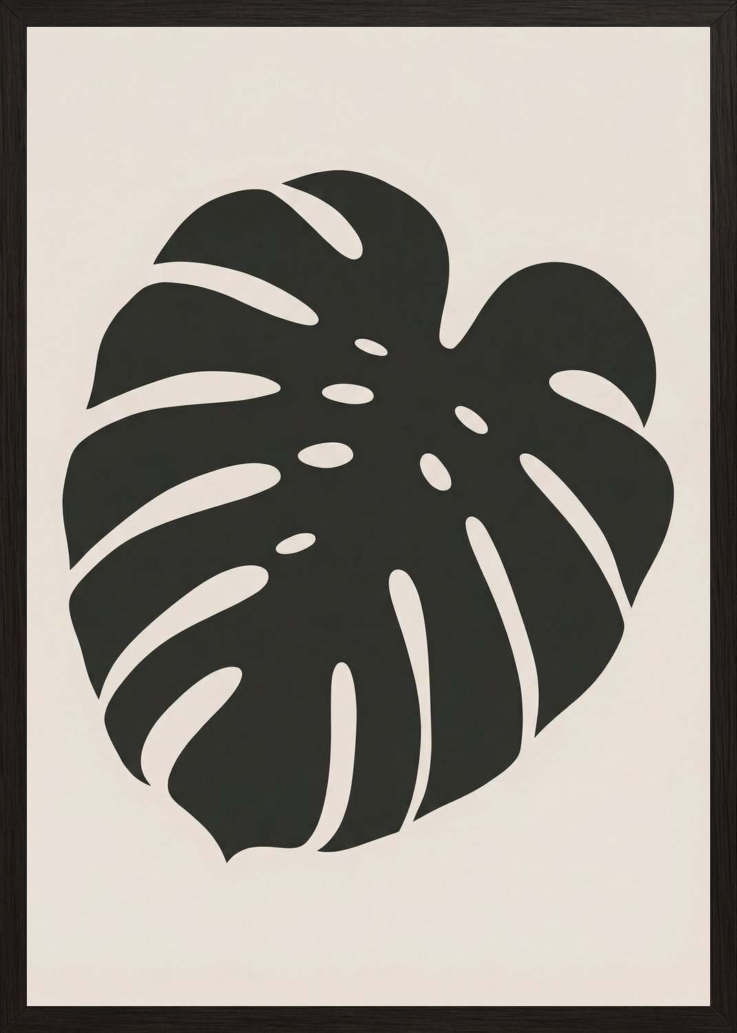 Poster in black frame