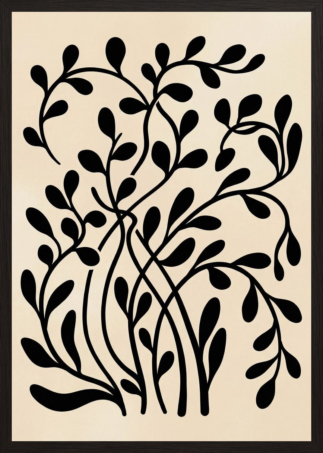 Poster in oak frame