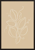 Poster in black frame