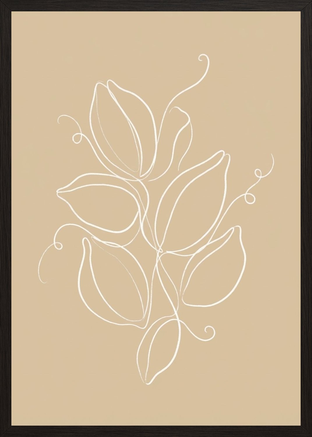 Poster in black frame