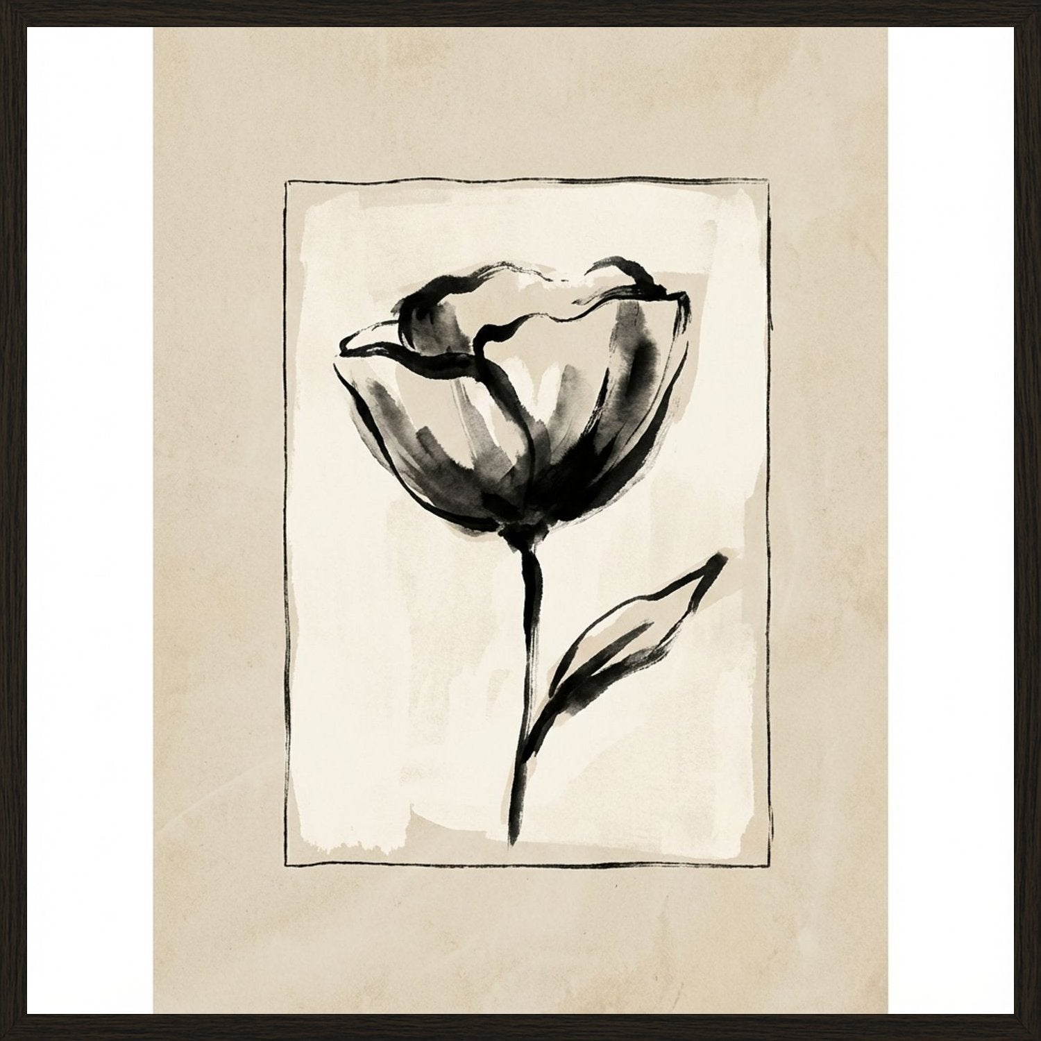 Poster in black frame