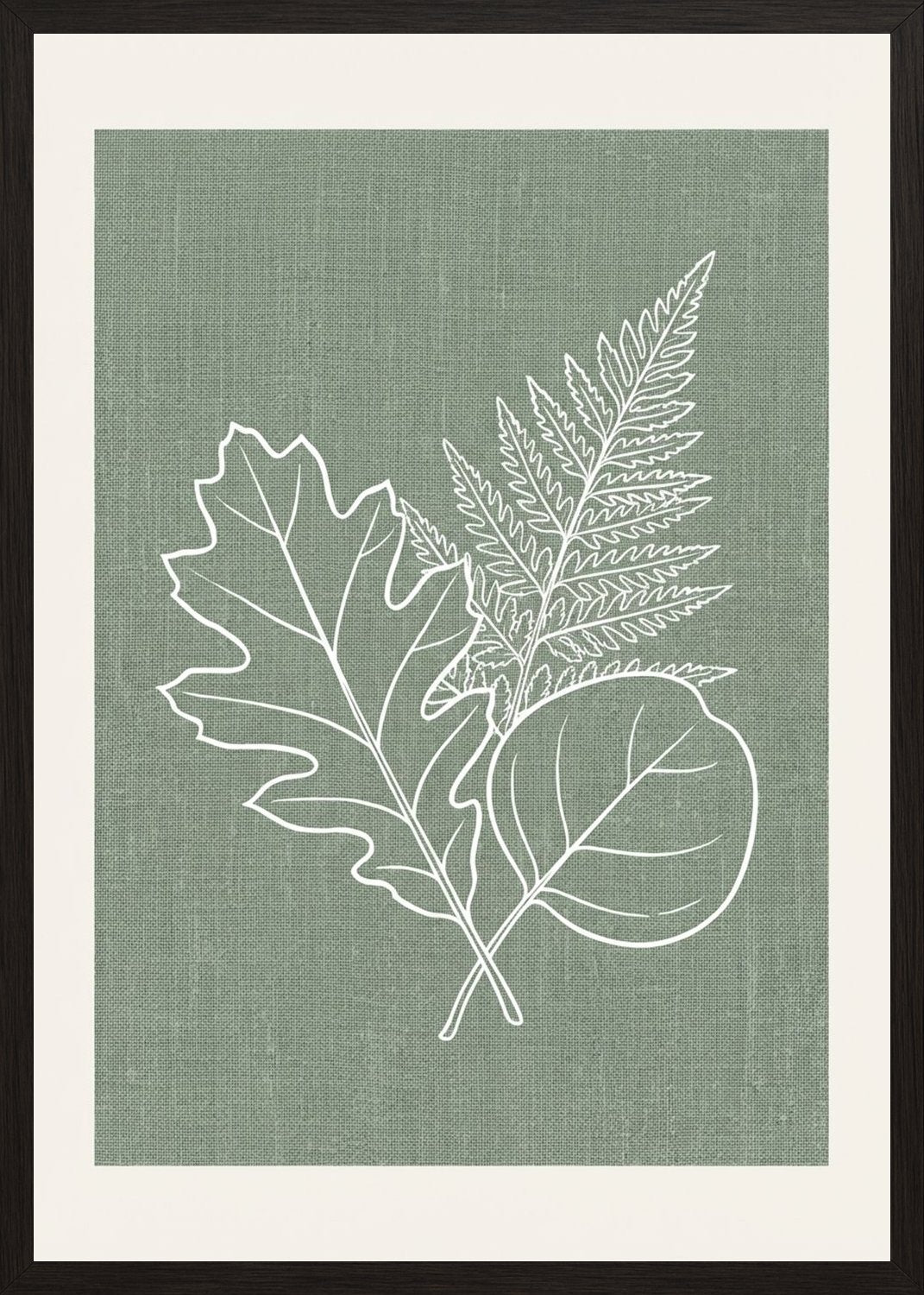 Poster in black frame