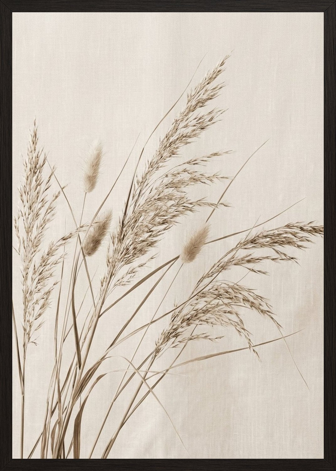 Poster in black frame