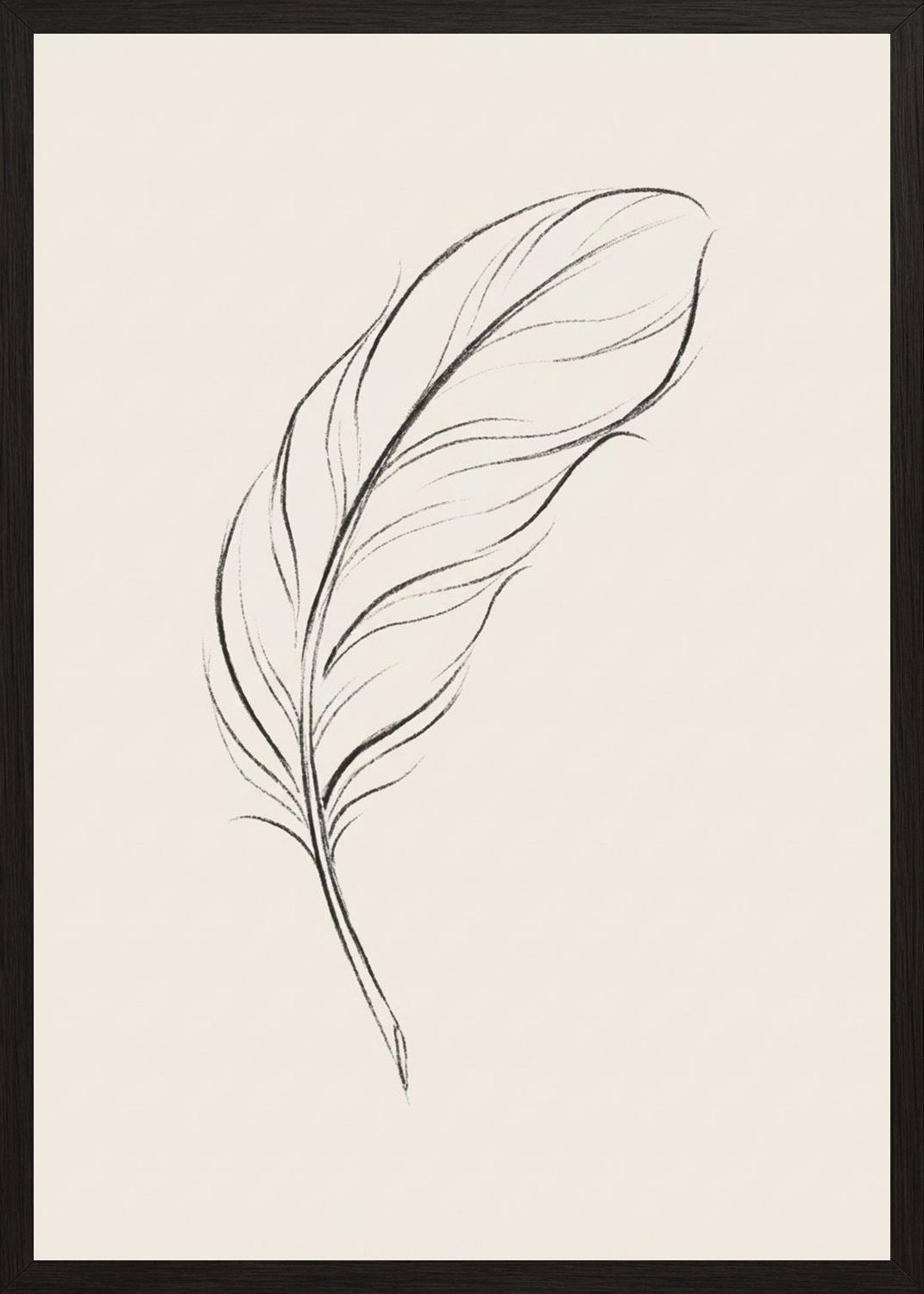 Poster in black frame