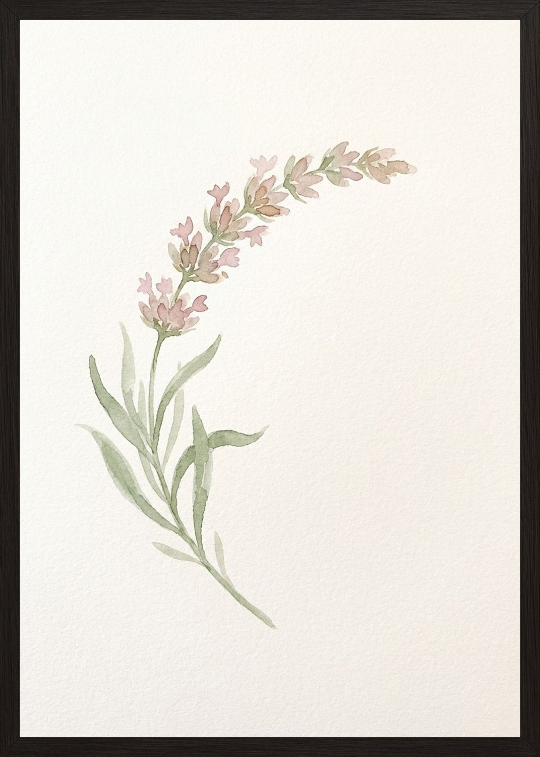 Poster in black frame