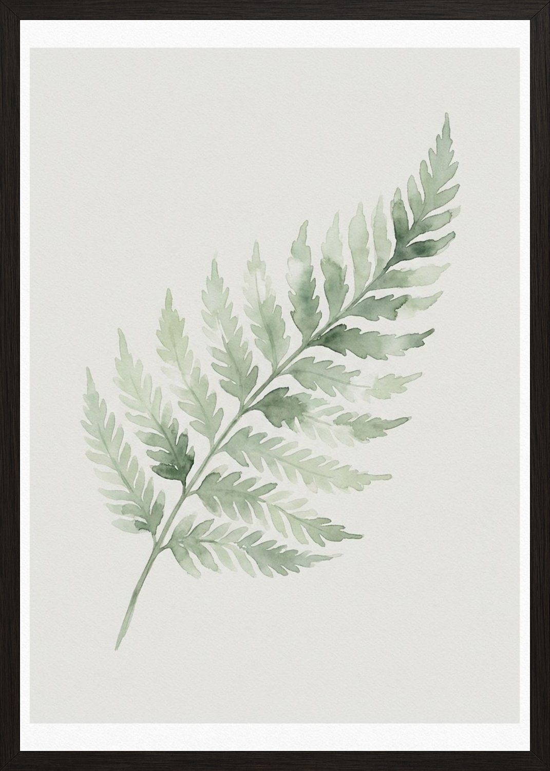 Poster in black frame