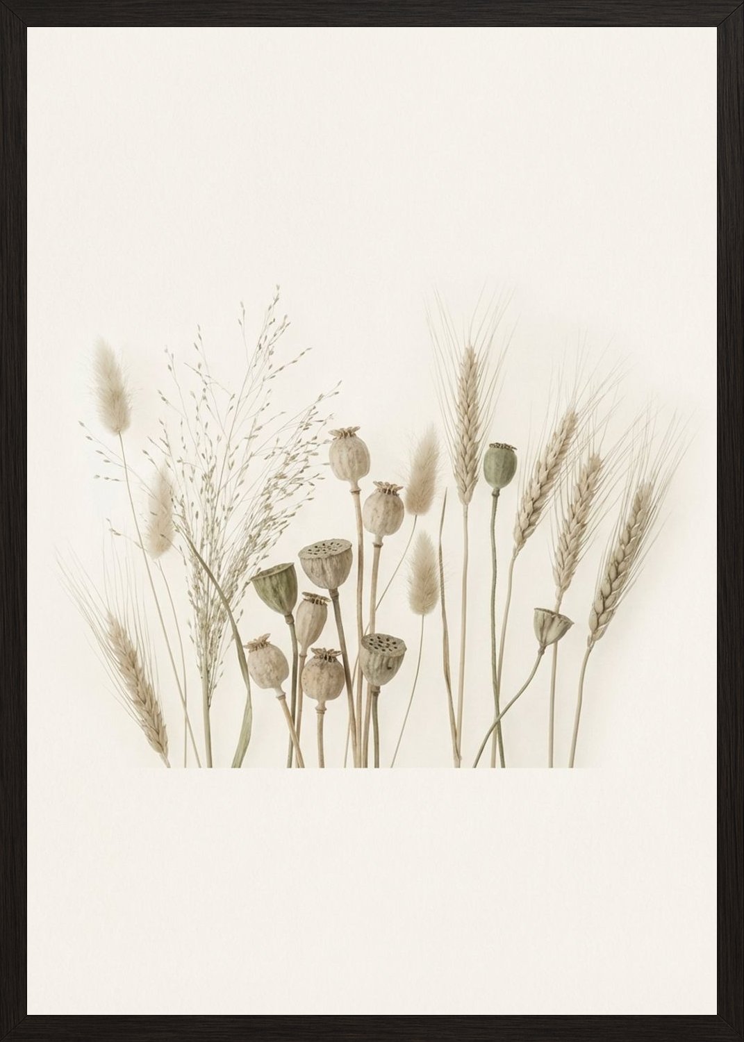 Poster in black frame