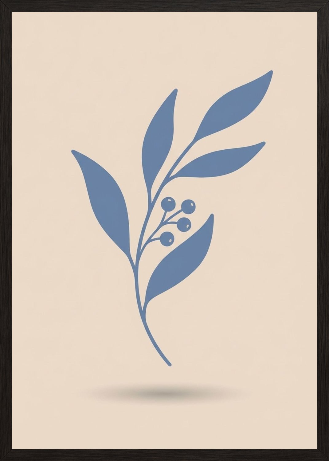 Poster in oak frame