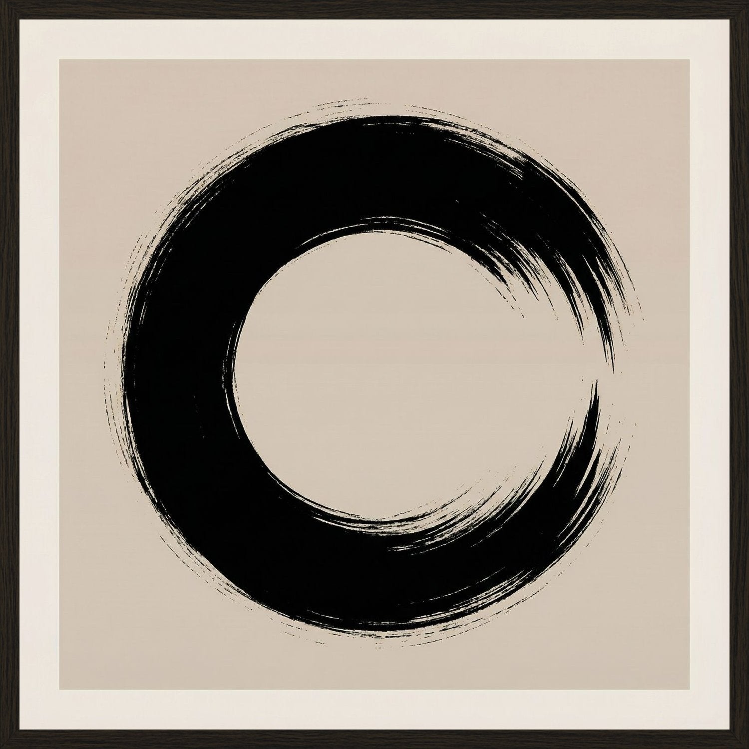 Poster in oak frame