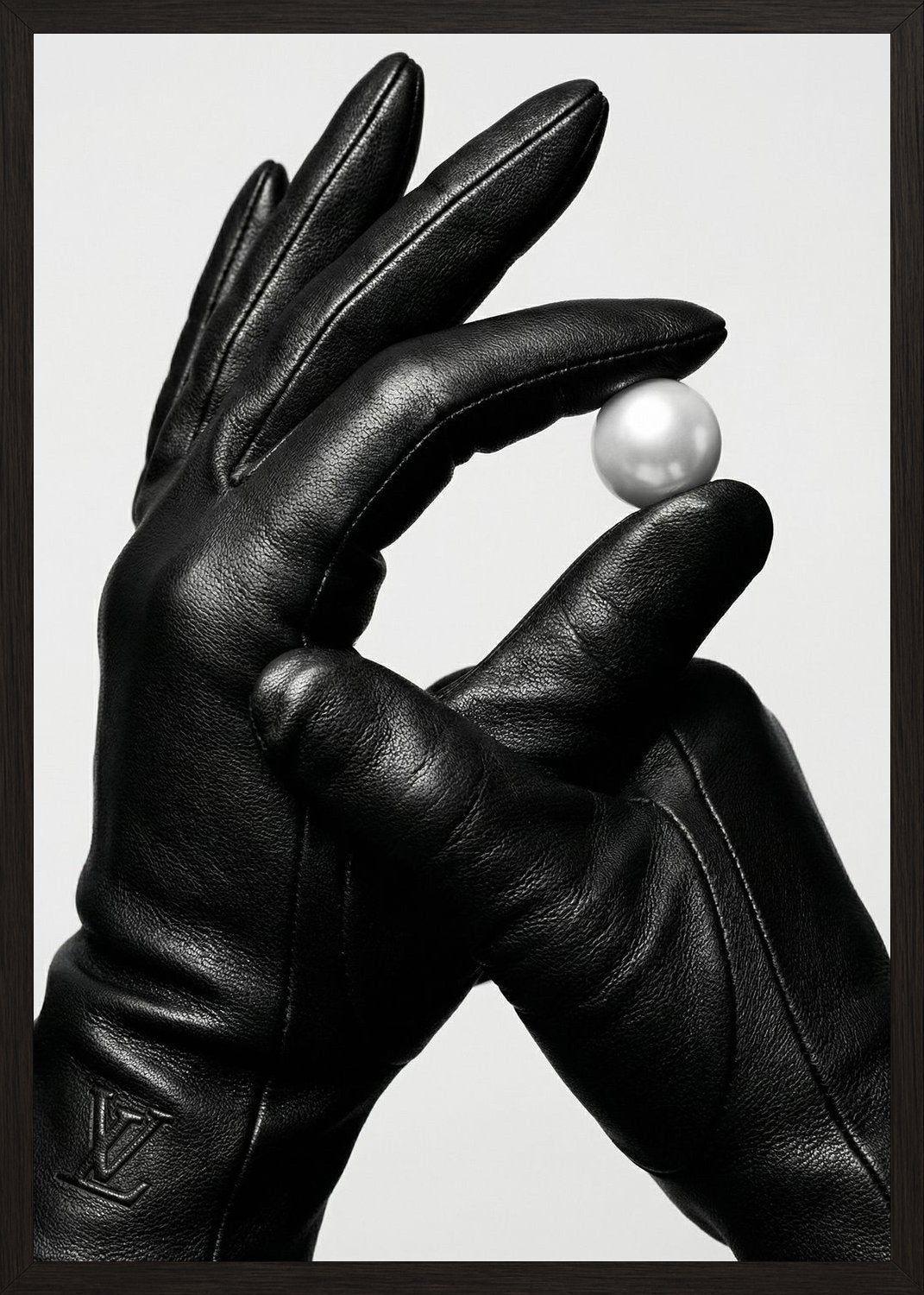 Poster in black frame