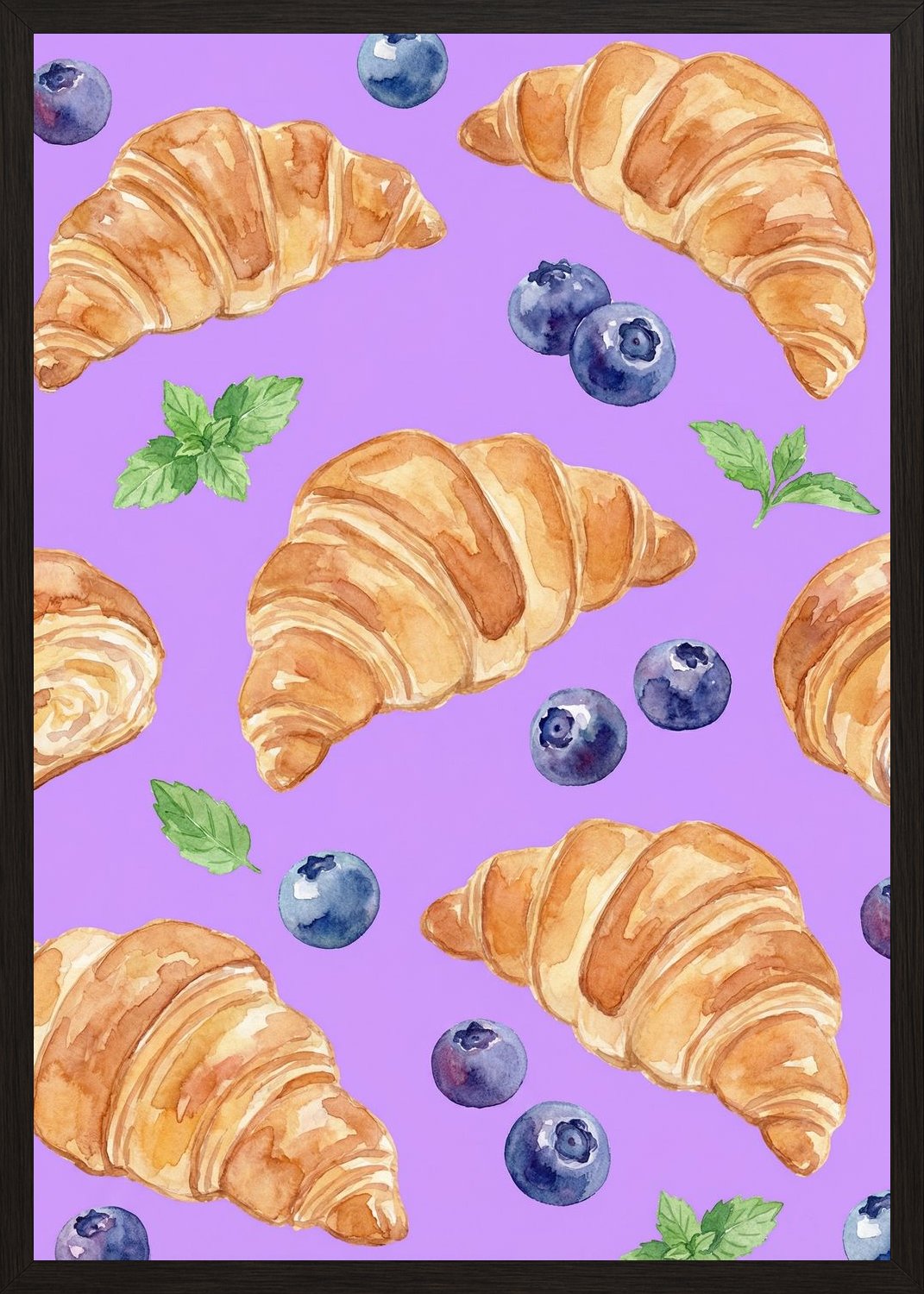 Poster in black frame