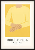 Poster in black frame