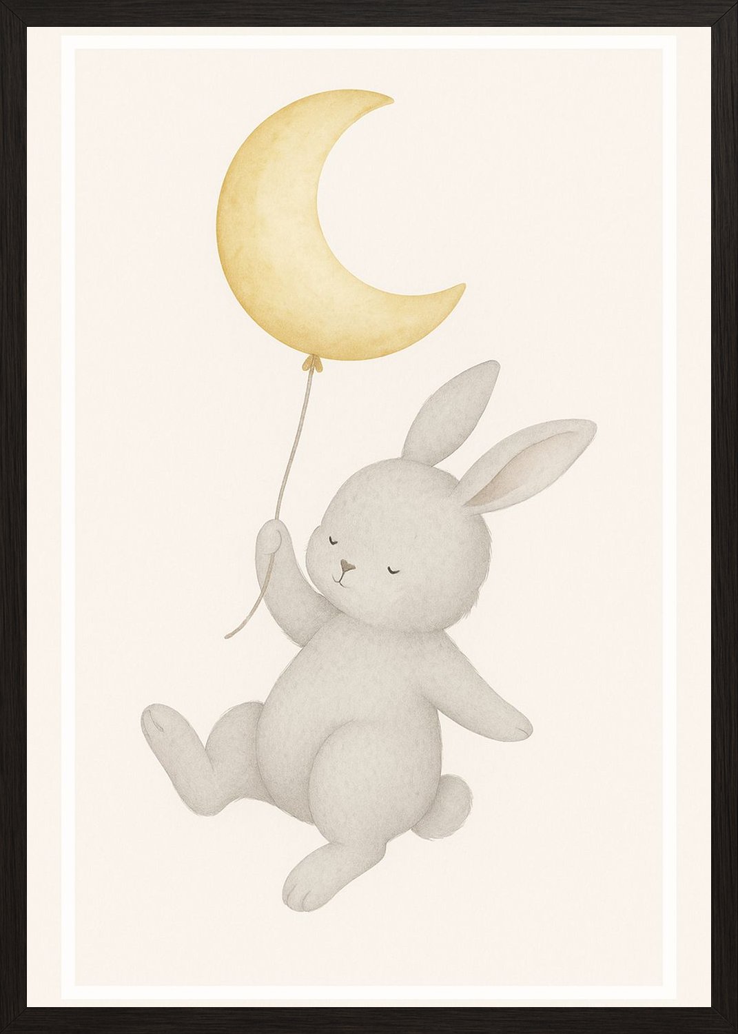 Poster in black frame