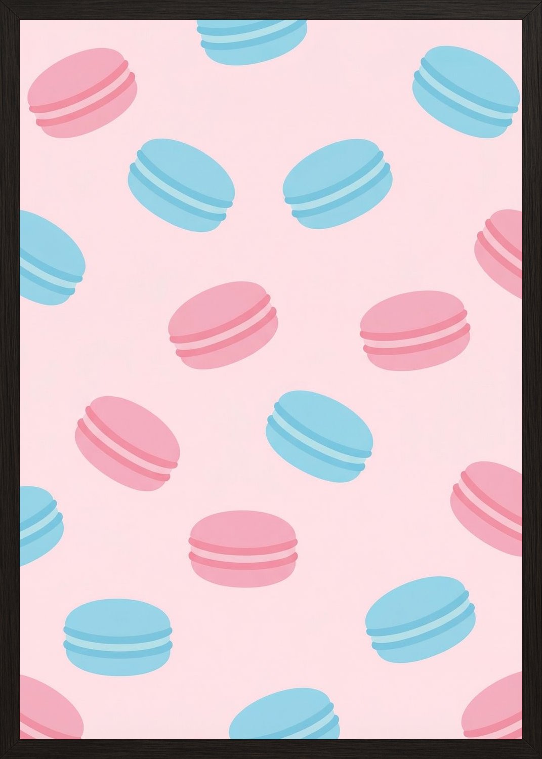 Poster in black frame