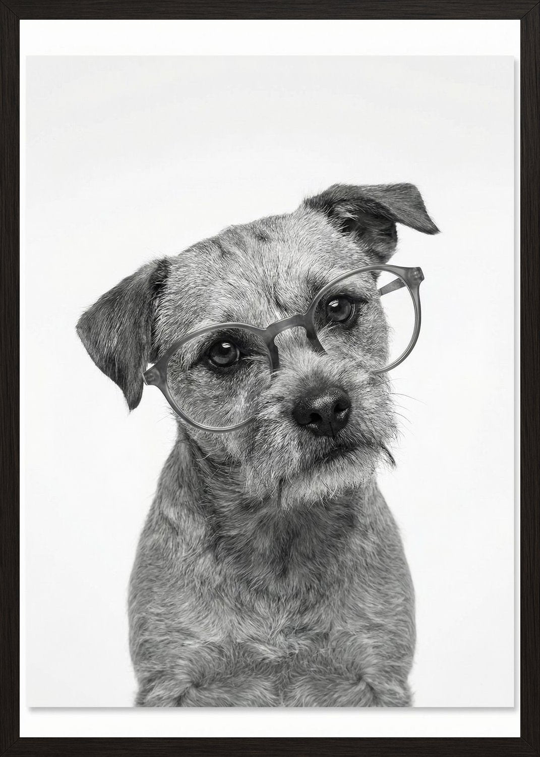 Poster in black frame