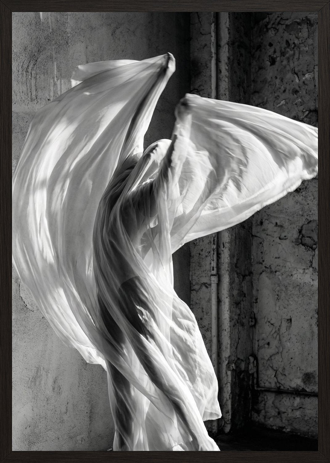 Poster in black frame