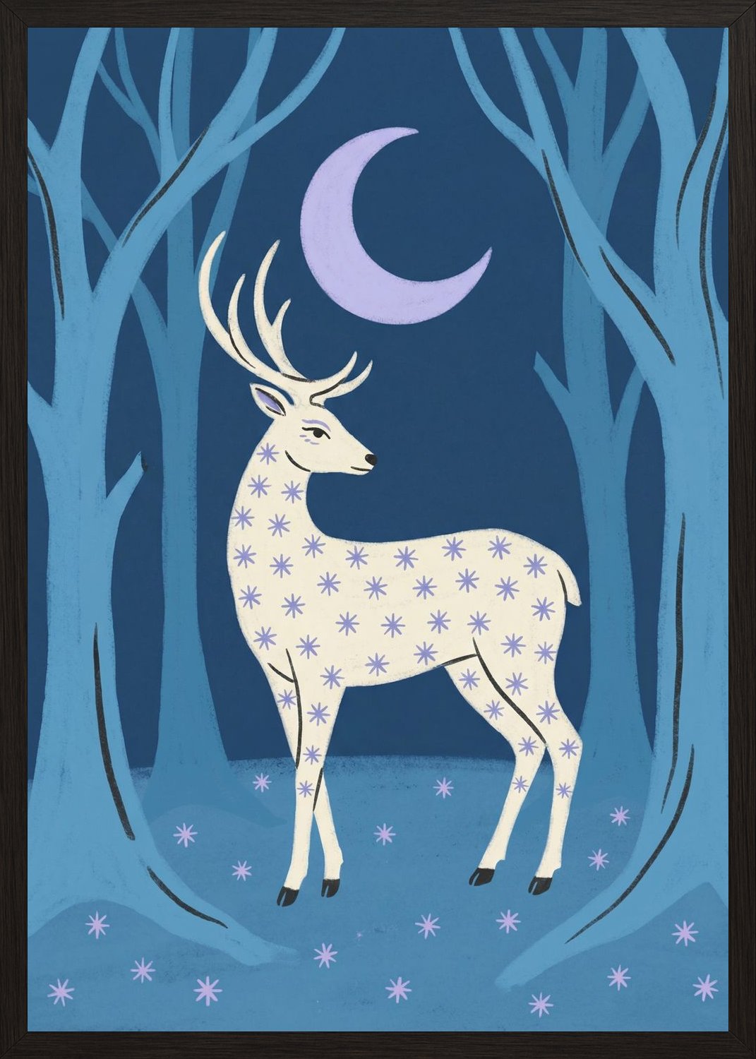 Poster in oak frame