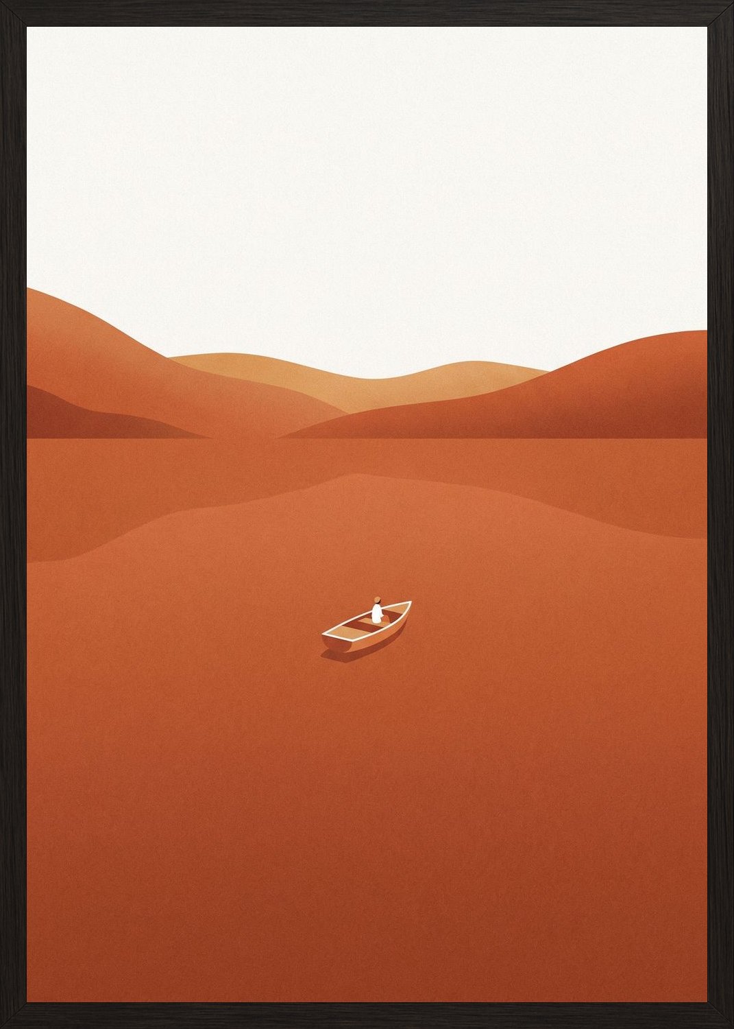 Poster in black frame