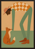 Poster in black frame