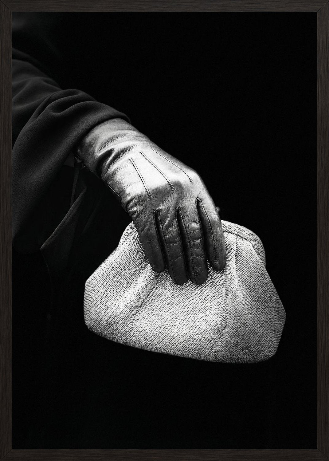 Poster in black frame