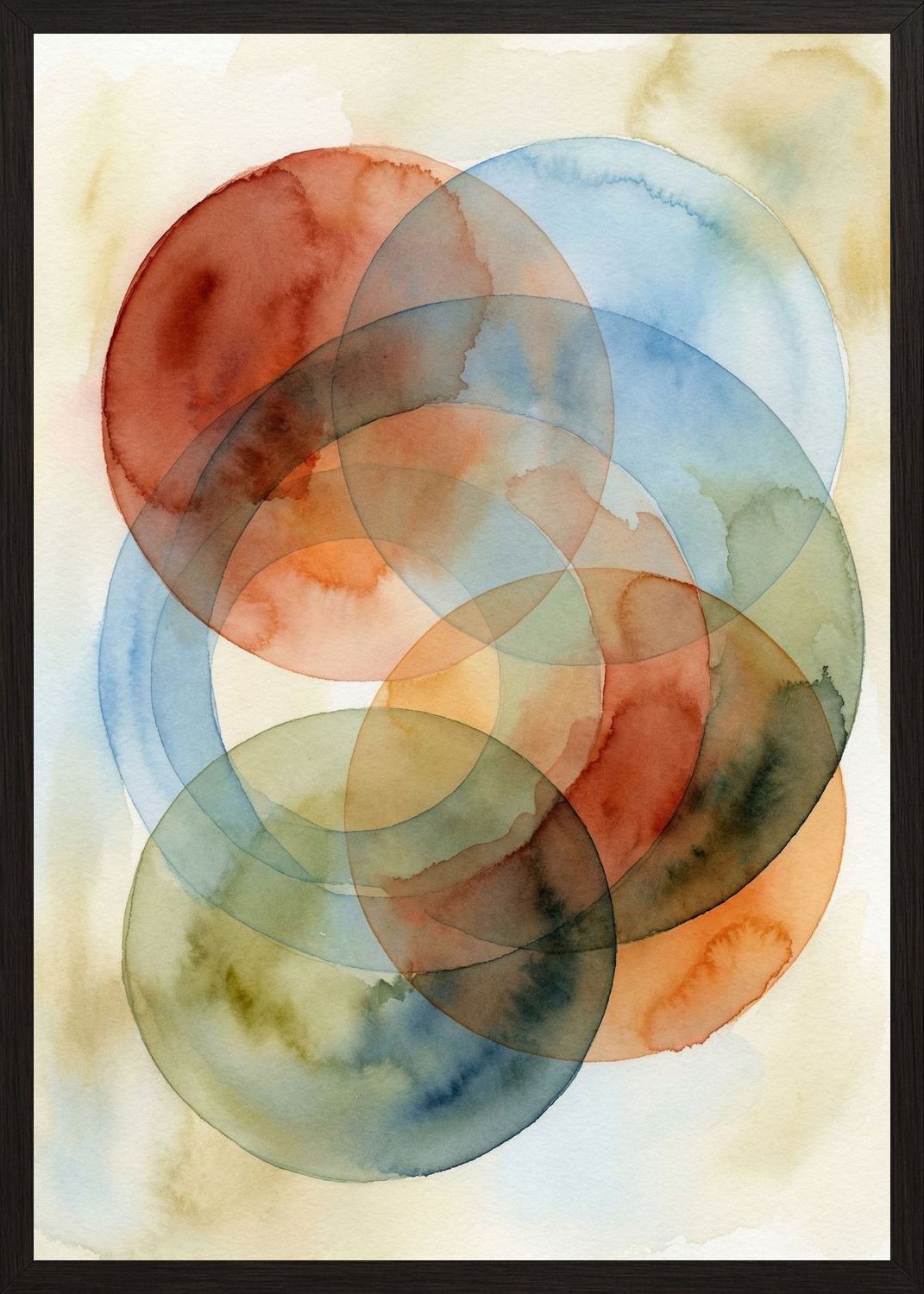 Poster in black frame