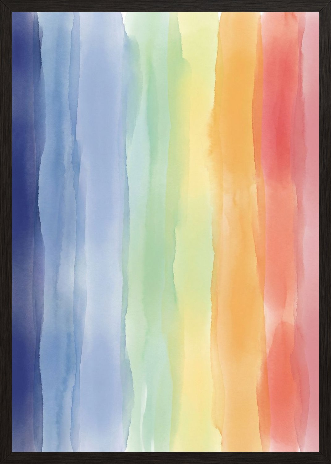 Poster in black frame
