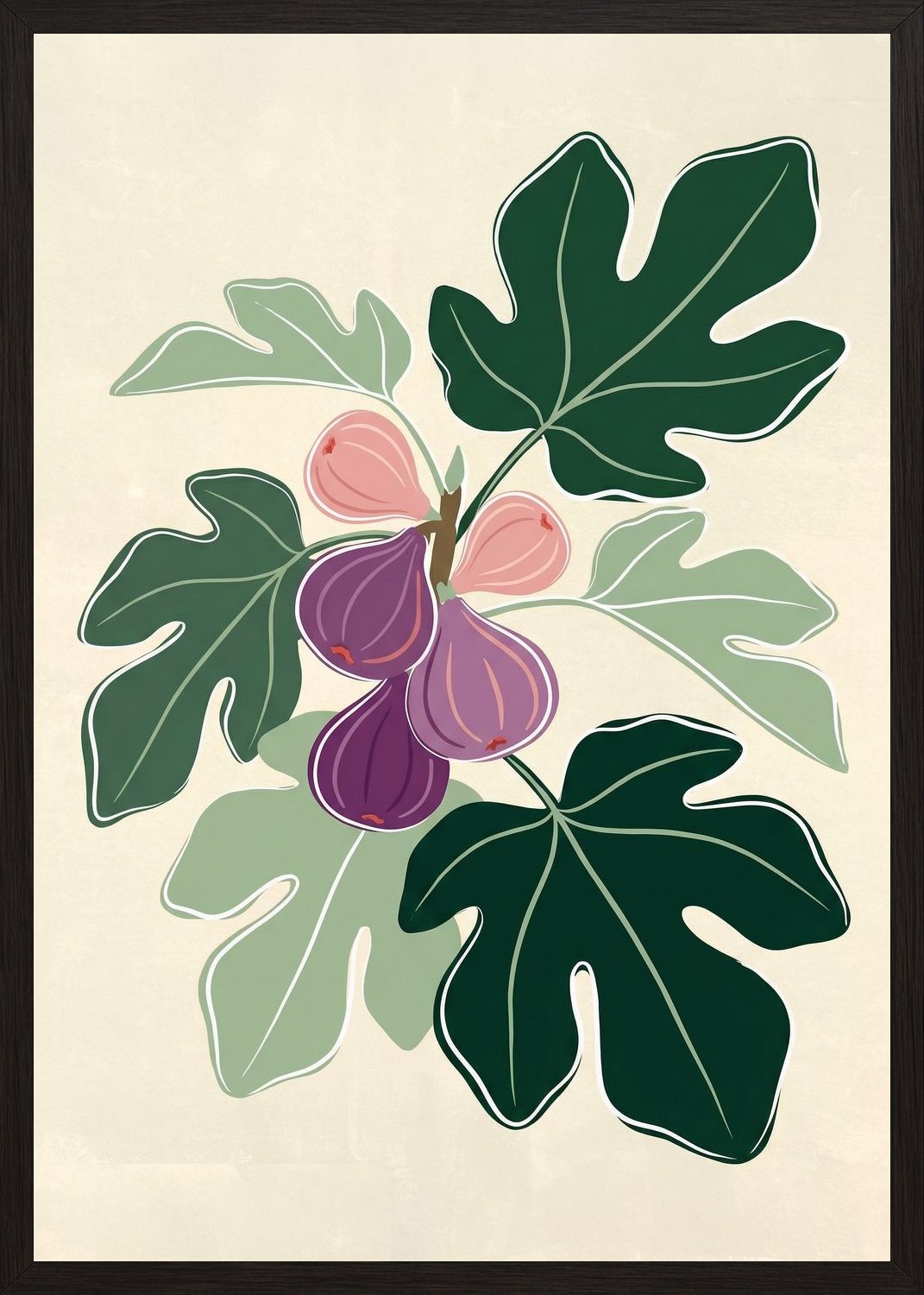 Poster in black frame