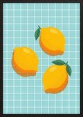 Poster in oak frame