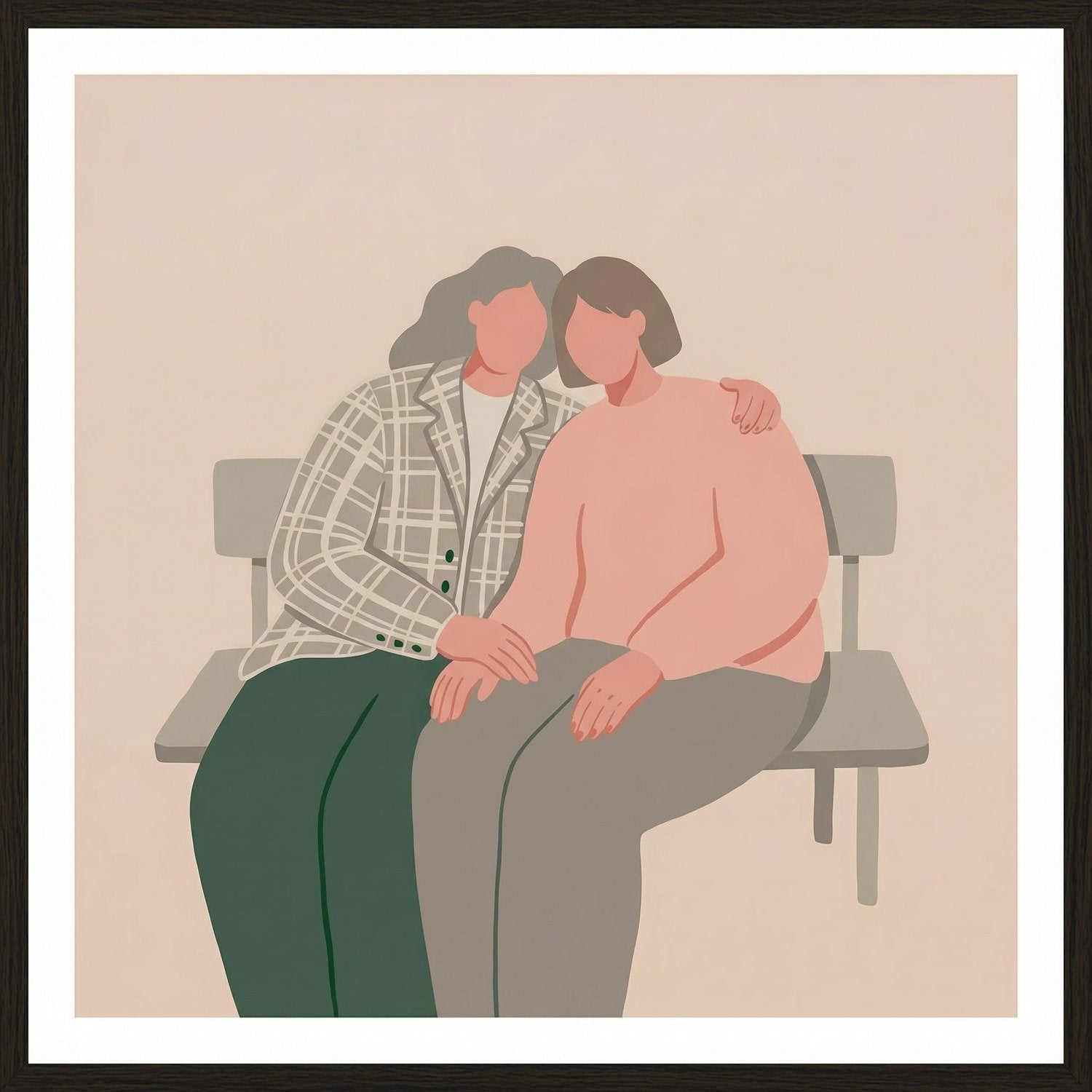 Poster in oak frame